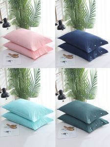Pure Cotton Long Velvet Pillowcase Luxury Solid Color Pillow Core Case 48*74 Double Sided Cotton Fabric Universal Fit