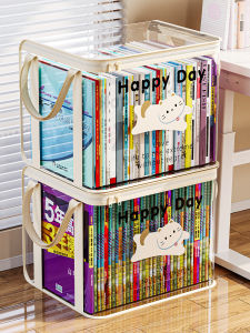MEIZHUFU | Dustproof Transparent Book Storage Bag