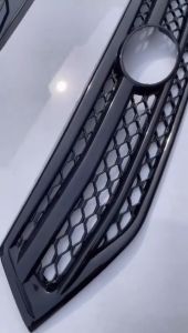 Perodua Axia SE/AV 2017-2019 Front Grill Glossy Black (Mini Cooper Style) RS/GR Grilled Plug And Play Honeycomb