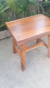 เก้าอี้มะค่าท็อปแผ่นเดียว กลางแจ้ง เก้าอี้ยาว ม้านั่งกลางแจ้ง เก้าอี้ไม้ เก้าอี้ม้า เก้าอี้ไม้ ราคาบริเวณ 2,500 ฿ - 4,500 ฿