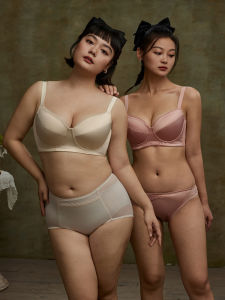Plus Size Support Bra Anti-Sagging Lift Up Concentrated Side Support Flattering For Larger Busts