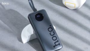 [Priority Shipping]New hoco J132 Original 100% USB-C PD20W /22.5W fast charging power banks (10000mAh) Portable Charger with 3 cables LED digital display power for Mobile phone