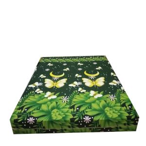 SARUNG KASUR BUSA SIZE SINGLE /COVER BUSA/SEPREI RESLETING /KATUN LOKAL KATUN HALUS LEMBUT TIDAK LUNTUR MOTIF GREEN BUTERFLY PANJANG 200× LEBAR 8090100× TEBAL 5 10152025303540 SSEMUA UKURAN ADA DAN BISA REQUES