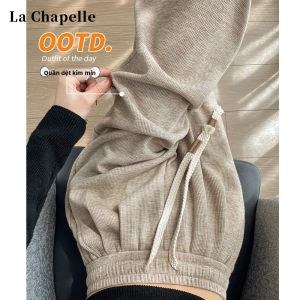 La Chapelle | Quần Knit Sưởi Nóng Dạng Giọt Cảm Biến Mỏng