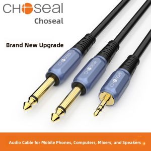 Choseal | 3.5mm to Dual 6.35mm Splitter Cable