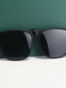 GM Sunglasses Clip Mens and Womens Fashionable Polarized Glasses Myopic Clip Large Frame Driving and Fishing UV Protection Fishing Handsome