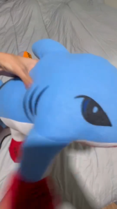 🔥พร้อมส่ง🔥ตุ๊กตาฉลามใส่รองเท้า ฉลามใส่รองเท้า Tralalero Tralala | ขนาด55cm.