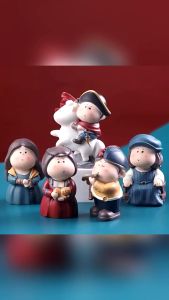 Quà tặng sưu tầm phụ kiện trang trí đồ chơi blindbox hộp mù ngẫu nhiên mô hình thời Âu cổ tượng mini cute Văn Hóa Phục Hưng