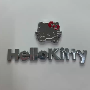 Logo miếng dán Hello Kitty bằng kim loại