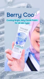 Wardah Perfect Bright Cooling Bright Jelly Facial Foam 100ml - Sabun Muka Pembersih Wajah