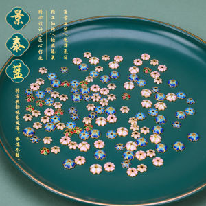 จี้ดอกไม้สองสี เครื่องประดับแฟชั่น DIY สร้อยคอ สร้อยข้อมือ เครื่องประดับอุปกรณ์ตกแต่ง เครื่องประดับอเนกประสงค์