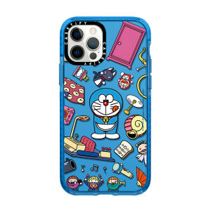 Cute Cartoon Doraemon Blue TPU Phone Cover Shockproof Protective Phone Case Compatible with iPhone 15 14 13 12 11 X 8P 7P 7 6P