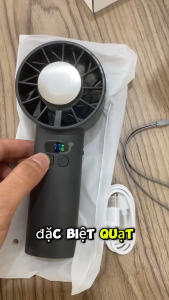 Quạt làm mát băng cầm tay 100 cấp độ 2025 Màn hình kỹ thuật số Turbo có sò làm mát 5200mAh tiato