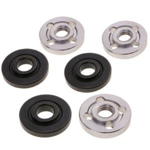 3 Pair 100 Type Angle Grinder Replacement Parts Repair Component Angle Grinder Fitting Part Nut Inner and Outer Kit Tools