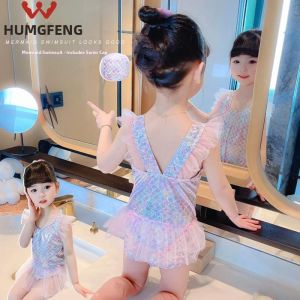 HUMG FENG | Mermaid Princess Stylish Winged Swimsuit