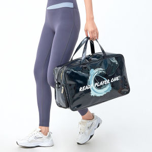 Waterproof Fitness Bag Womens Crossbody Sport Swim Training Storage Bag Separate Wet And Dry Short Trip Travel Wash Bag