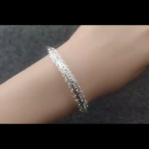 Vòng tay bạc nữ con công mạ bạc 9999 phong cách trẻ trung sang trọng vòng tay bạc vòng tay