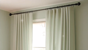 ราวม่าน2ชั้น ชุดราวม่าน 1-2ชั้น รางม่าน มีขนาด 0.4 ถึง 3.7 เมตร อุปกรณ์ม่านครบชุด แถมฟรีตะขอรวบม่าน