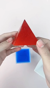 Crystal Pyramid Silicone Resin Mold DIY Epoxy Mould for Art Craft Orgone Energy Keepsake Gift & Home Decor