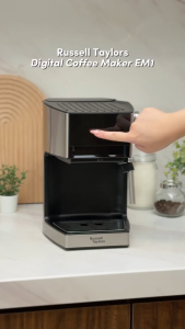 Russell Taylors 20 Bar Espresso Coffee Machine Digital Coffee Maker EM1