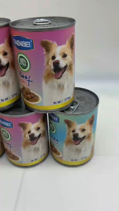 [8/12 Cans] FAENBEI 375g Wet Food Dog Canned Organic Wet Food Natural Balanced Nutritio for Puppies and AdultsChicken/Beef/Vegetable