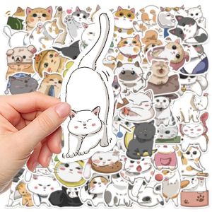 50/62PCS Cat Meme Stickers DIY Skateboard Fridge Laptop Luggage Animal Decal Graffiti Kid Sticker