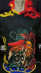 KAOS MOTIF DAYAK CUSTOM/BAJU KAOS MOTIF DAYAK KEREN MURAH/KAOS MURAH MOTIF BATIK CUSTOM TULISAN DAN LOGO