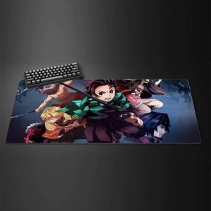 Bandai | Demon Slayer Hashira Anime Gaming Mouse Pad Large Rubber Keyboard Desk Mat With 2MM Stitched Edge Design
