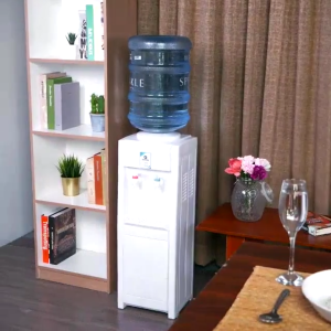 ตู้ทำน้ำร้อน-น้ำเย็น ตู้กดน้ำ2ระบบ น้ำเย็น 23℃ ตู้กดน้ำเย็น ใส่ถังทุกขนาดได้ การทำความเย็นด้วยคอมเพรสเซอร์ เครื่องจ่ายน้ำ