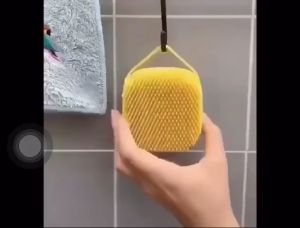 [HCM] Bông Tắm Silicone Tạo Bọt Massage Tẩy Tế Bào Chết Mềm Mại - NgocChau_Store