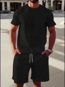 High-Street Minimalist Printed Mens Casual Suit | Skin-Friendly Breathable Fabric Stylish & Versatile New Arrival