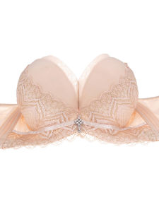 It Is Quite Full Support Padded Intimates Extra Thick Flat Chest Small Chest Extra Thick Bra Thickened Cup Super Push up Plus Size 90A