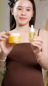 (Quà Ngẫu Nhiên)Combo Kem nghệ Và Serum nghệ tía tô Smom Dưỡng Trắng Hết Mụn Mờ Thâm Sạm Nám An toàn cho mọi loại da