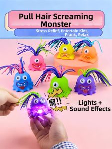 WEIBAI | Stress-Relieving Monster Toy with Hair-Pulling Sound