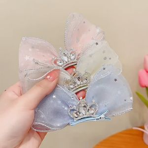 Kẹp tóc nơ voan set kẹp tóc cho bé gái đáng yêu tiểu thư cho bé gái