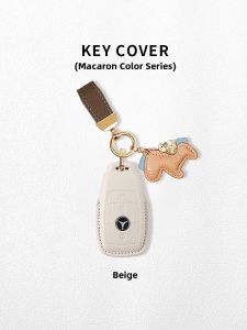 Mercedes-Benz E300L Key Cover C260L/GLC300L/A200L/C200L/GLB220/GLE350 Luxury Feel Simple Style TPU Interior Car Accessories