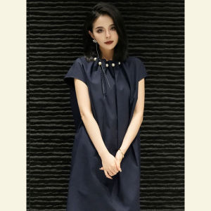 SHANGSHA | Elegant High Quality Dress with Beaded Ruffles
