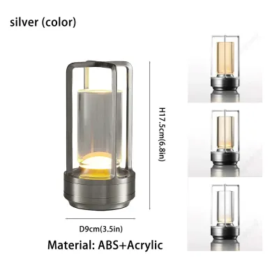 GGbingo Cordless Led Table Lamp Mood Desk Lamps Outdoor Camping Atmosphere Lighting Cofffe Shop Decoration Night Lights