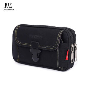 LouisWill Waist Bag Phone Bag Large Capacity Waist Bag Multi-functional Phone Bag Waterproof Anti-theft Bag Invisible Mobile Phone Bag Outdoor Sports Running Waist Bag