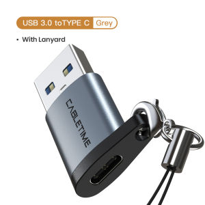 Cabletimes | CABLETIME USB3.0 OTG Adapter 5Gbps Type C to USB Female Converter for Air Mobile Phones/MacBook Pro & Laptops-Data Sync Charging