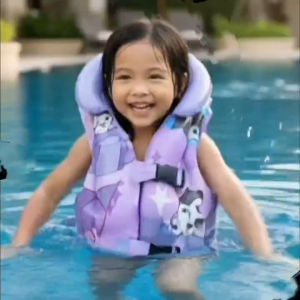 Swimming suit Childrens life jacket Cartoon inflatable vest swimming training buoyancy HIEM