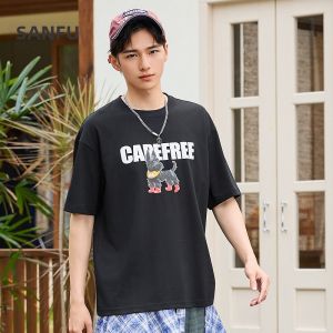SANFU | Áo Thun In Hình Vintage Nam