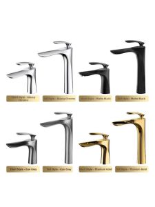 YYBAIO | Single Hole Hot and Cold Gold Black Faucet