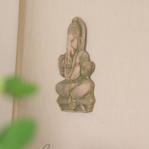 หัตถกรรมเทพช้างไทยสไตล์เอเชียตะวันออกเฉียงใต้เครื่องประดับตกแต่งเครื่องปั้นดินเผาหยาบสามารถแขวนบนผนังสามารถวางบนโต๊ะ