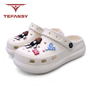 Tefansy Sandal Jelly Fuji Baim Wanita Sandal Kodok Slip On Sendal Medis EVA Sandal Platform