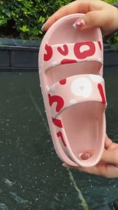 UTUNE Dép đi ngoài trời dành cho phụ nữ Giầy nền tảng mùa hè In ấn Bãi biển Nữ Trượt mềm Thông thường Dép EVA Dép Dày 4CM Đế chống trượt