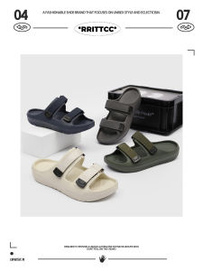 RRITTCC Simple Slip-On Sandals 2025 Summer New Mens Trendy Outdoor Breathable Anti-Slip Beach Slippers Flat Heel EVA Material