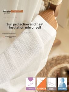 SUNNYN | Sunscreen Heat Insulation Translucent Privacy Sheer Curtain