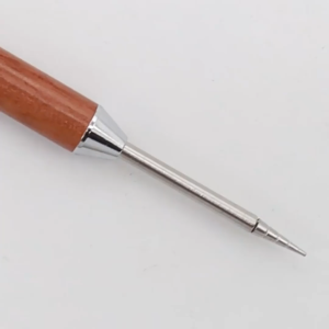 Espresso Coffee Latte Art Etching Pen Stainless Steel Coffee Stick Pen with Wood Handle Coffee Spatula Barista Tools