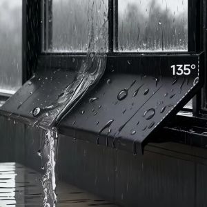 300/100cm phổ cửa sổ tự dính Dải dán trên cửa dự thảo excluder ron cản gió bụi cao su Cách Âm Chống Mưa Chống Gió khoảng cách Bìa